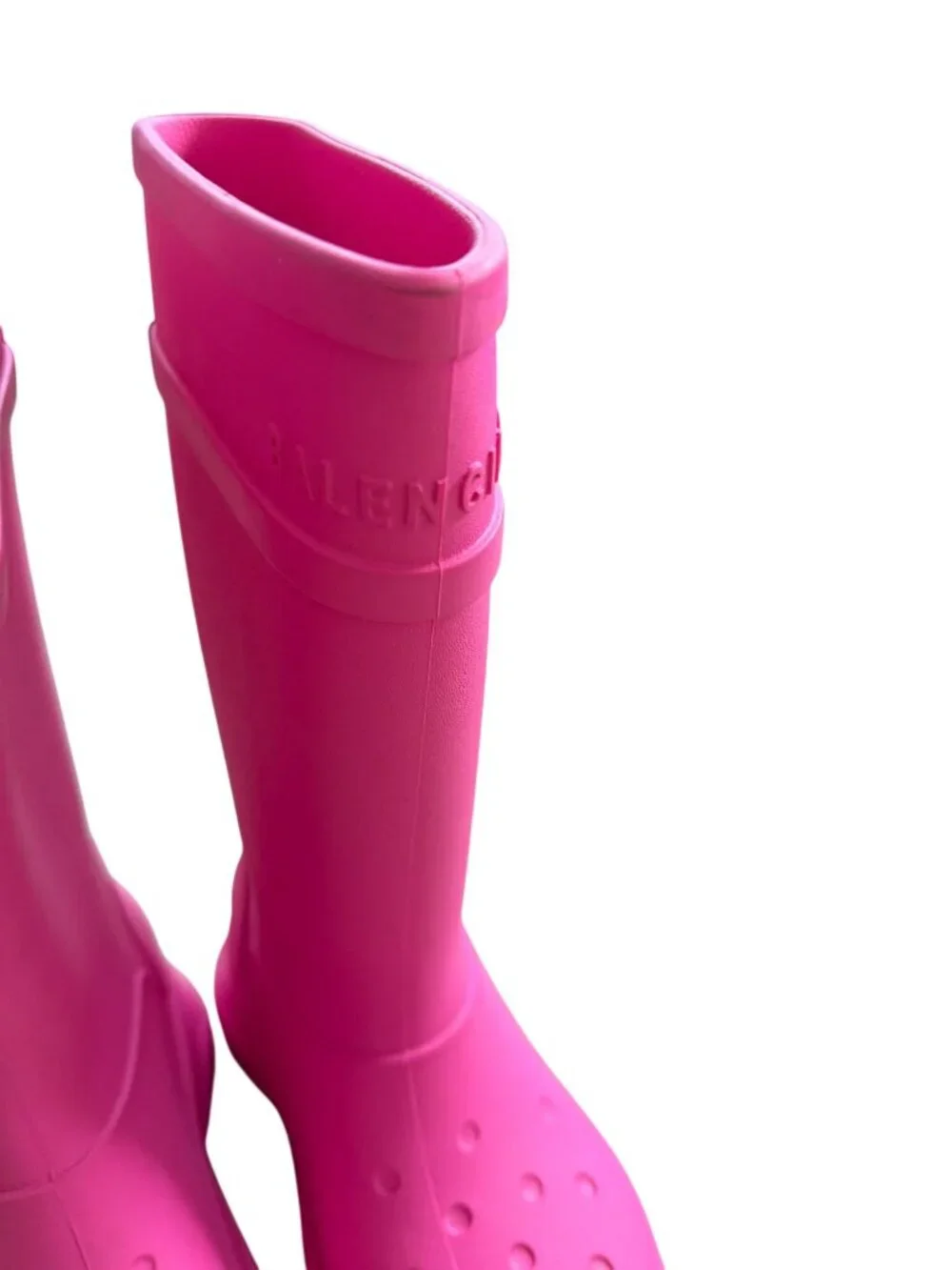 BALENCIAGA x Crocs Pink Platform Boots Size 36 / US 6